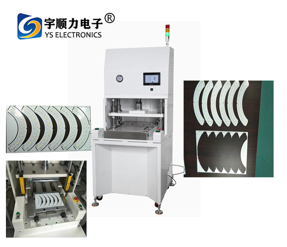 宇順力臺(tái)面式FPC伺服液壓沖床分板機(jī)